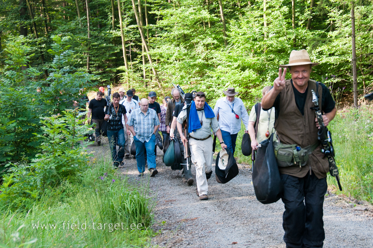 Most of Shooters carry rifle in open way